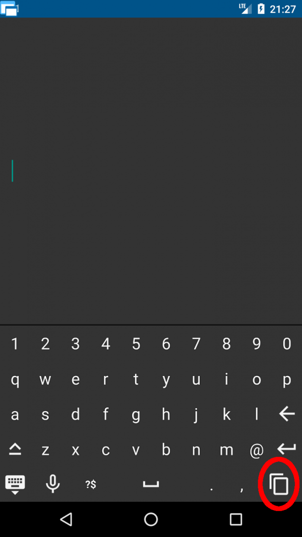 Floating Apps for Auto Copy feature in the floating keyboard Floating Apps