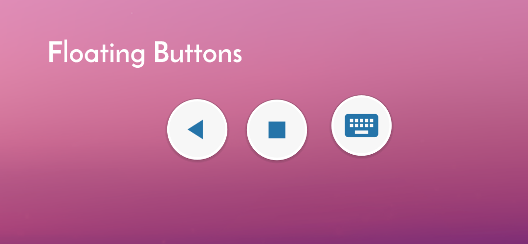 Floating Apps for Auto: Here go floating buttons!