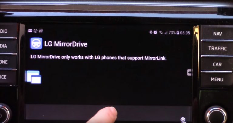 Lg mirror drive работает только на телефонах lg