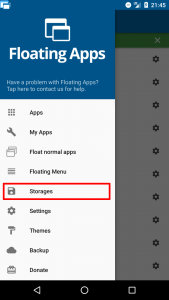 Floating Apps 4.7 - external SD cards, USB disks, cloud storages