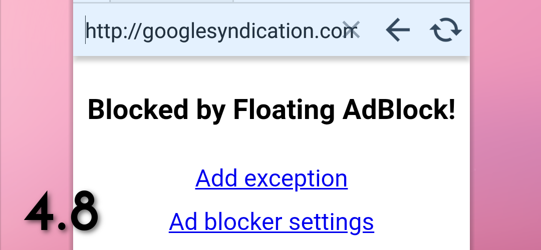 Floating AdBlock